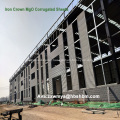 Iron Crown Aluminium Foil MgO Corrugated Roofing Sheets